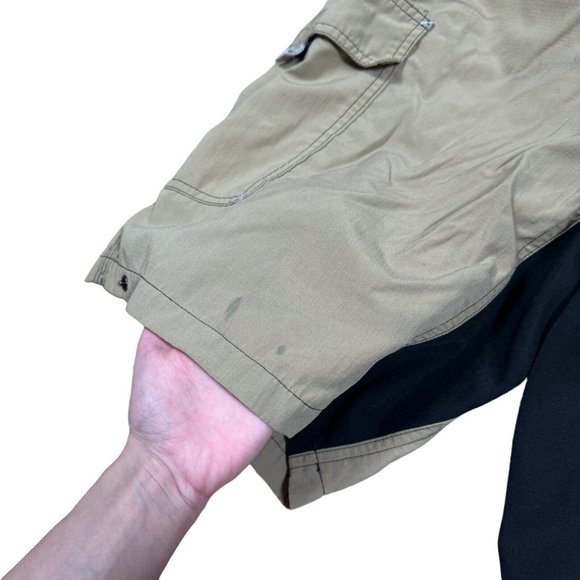 Zoic Cycling Shorts Mens XL (approx) Beige Cargo Pockets‎ Padded Lined USA - Picture 5 of 10